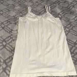 Ultra Teeze Maternity tank top with double straps and design imprints on sides